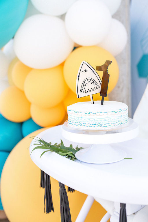 Surf themed 1st birthday party