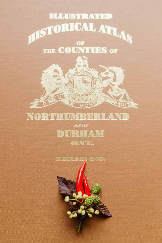 Farm to table summer wedding with pops of red and a PARADE