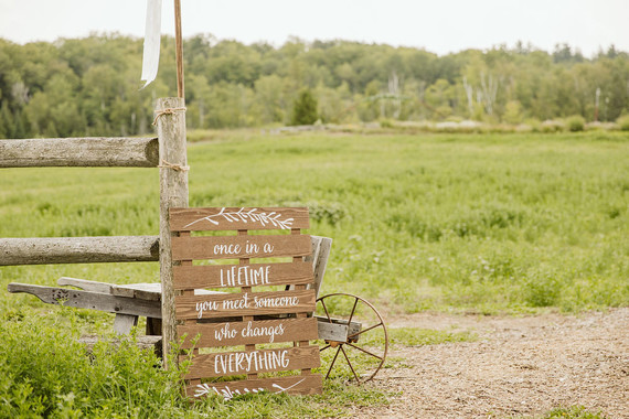 Farm to table summer wedding with pops of red and a PARADE