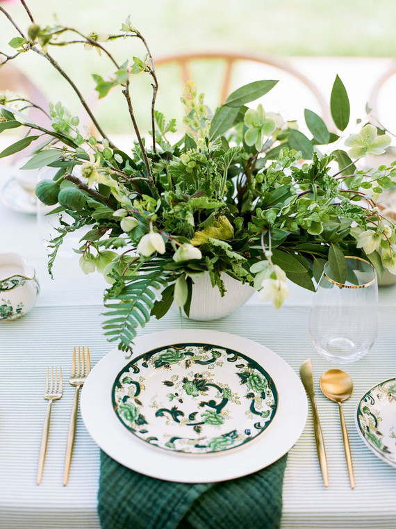 High tea backyard baby shower with baby animals