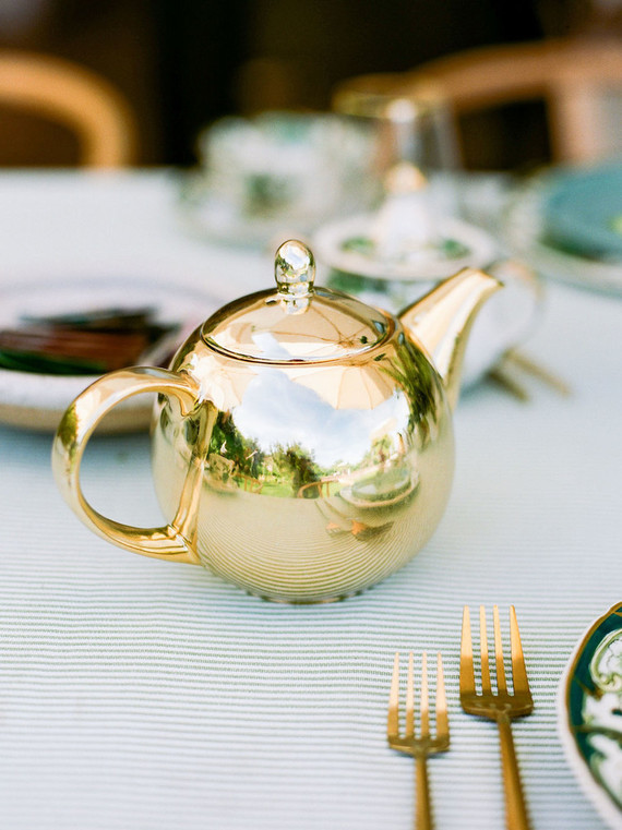 High tea backyard baby shower with baby animals