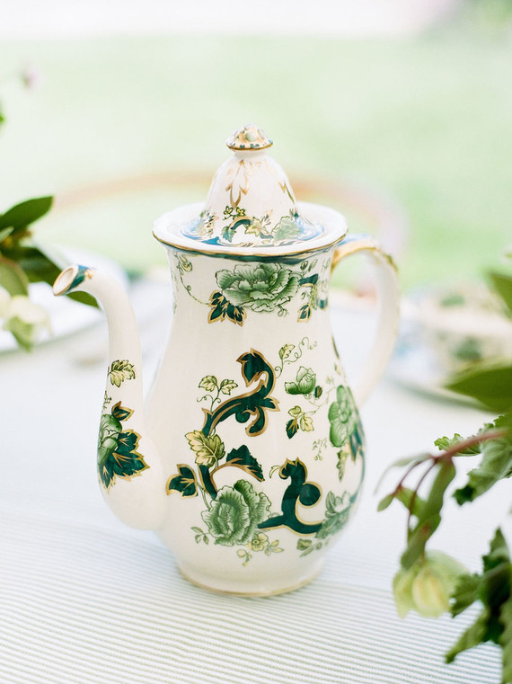 High tea backyard baby shower with baby animals