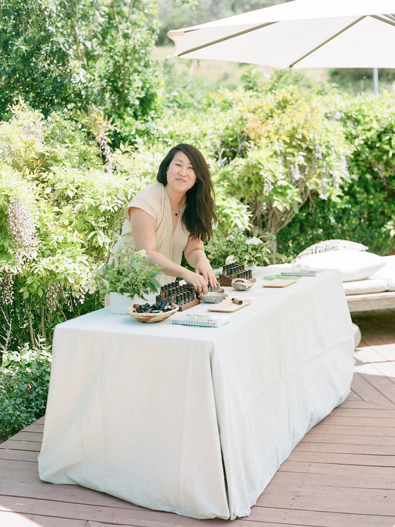 High tea backyard baby shower with baby animals