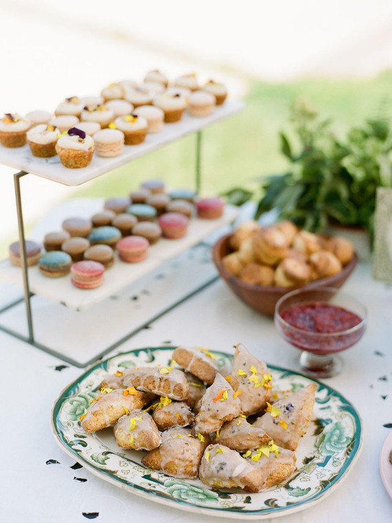 High tea backyard baby shower with baby animals