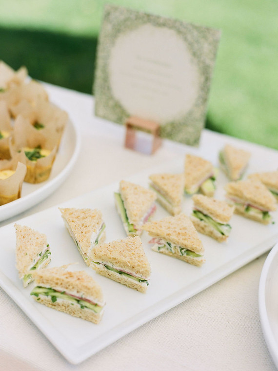 High tea backyard baby shower with baby animals