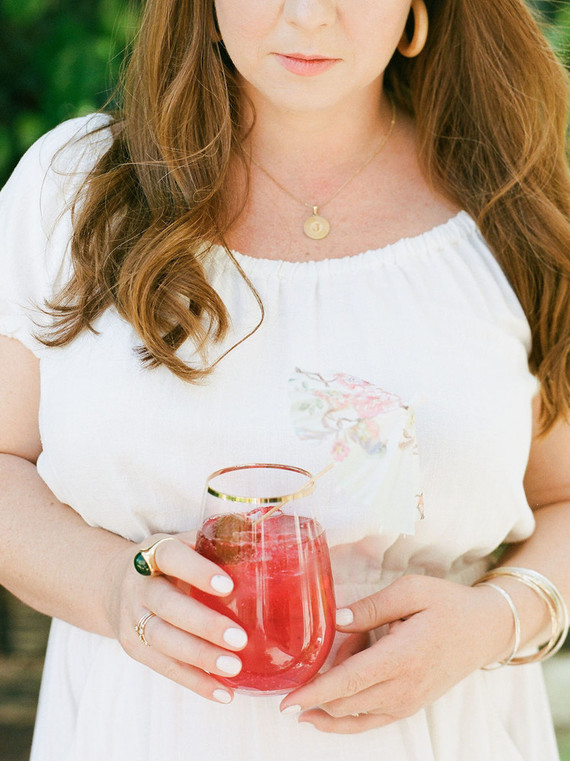 High tea backyard baby shower with baby animals