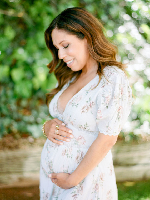 High tea backyard baby shower with baby animals