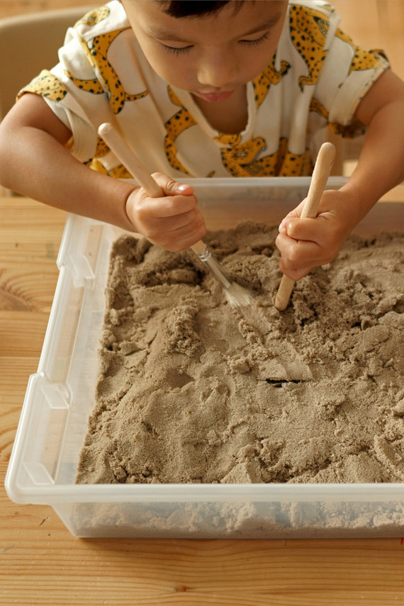 Natural dinosaur themed 3rd birthday