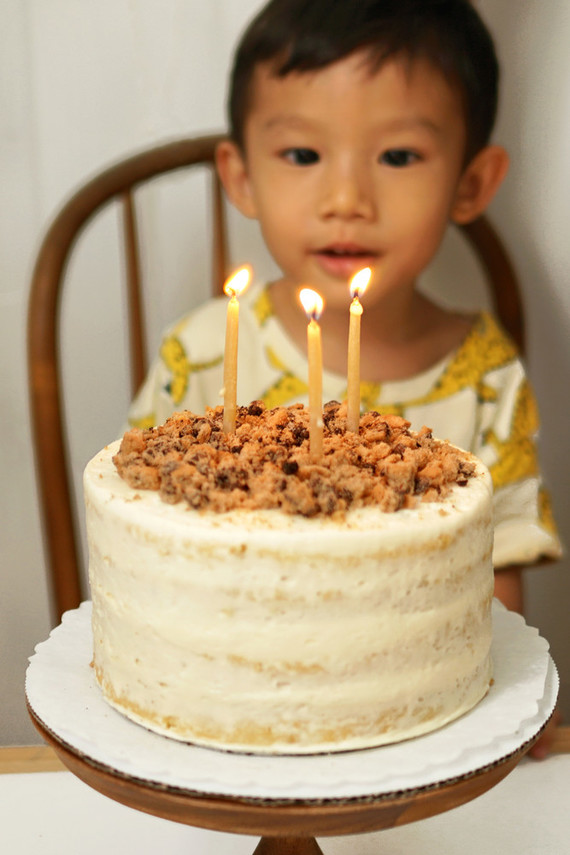 Natural dinosaur themed 3rd birthday