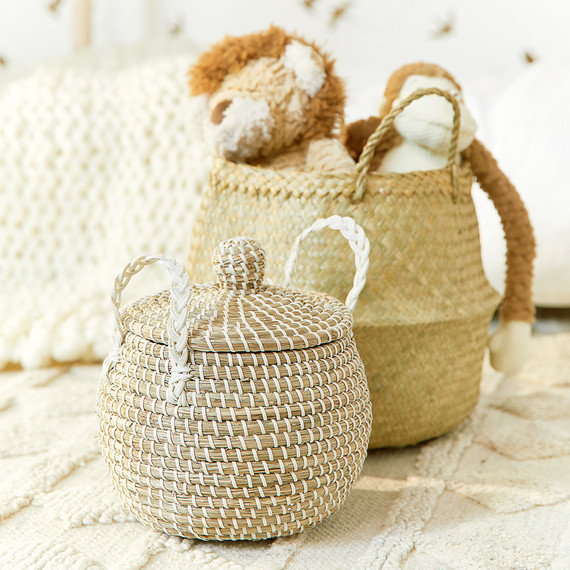 Rylee + Cru wallpaper | neutral nursery and kids room ideas on 100 Layer Cakelet