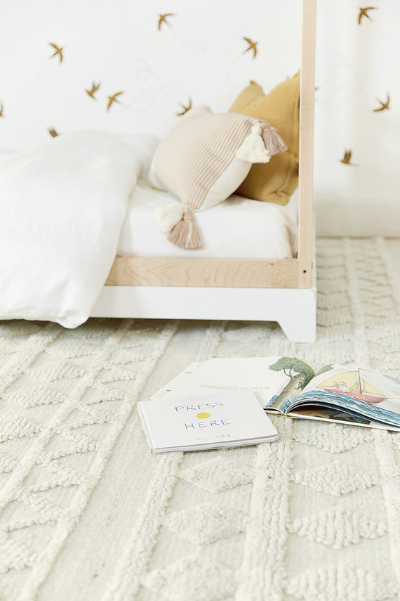 Rylee + Cru wallpaper | neutral nursery and kids room ideas on 100 Layer Cakelet Inspiration