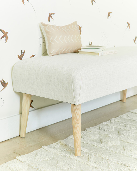 Rylee + Cru wallpaper | neutral nursery and kids room ideas on 100 Layer Cakelet