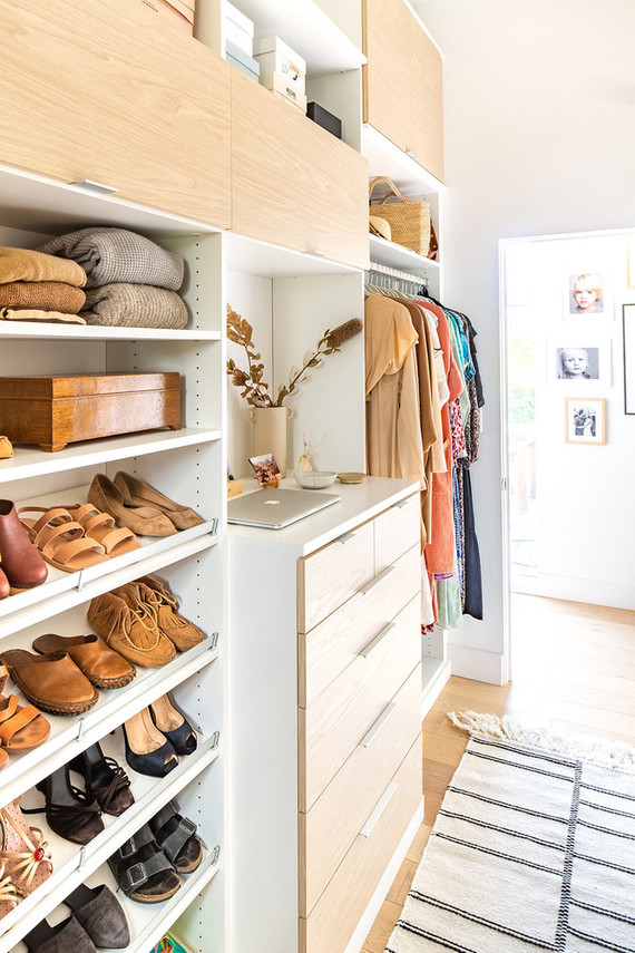 His & Hers master closet makeover with California Closets