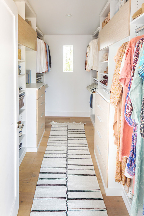 His & Hers master closet makeover with California Closets