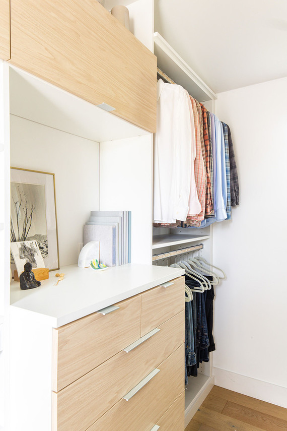 His & Hers master closet makeover with California Closets