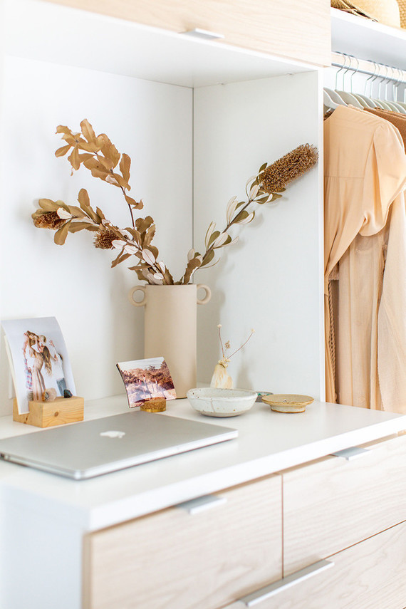 His & Hers master closet makeover with California Closets