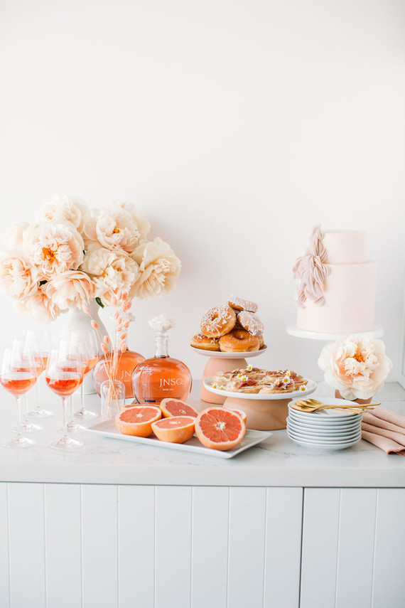 Pink brunch bridal shower