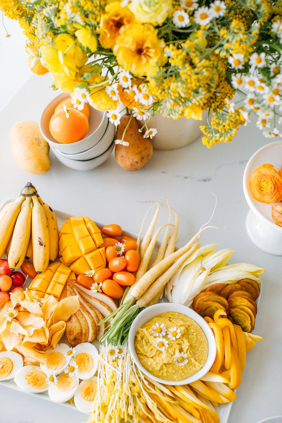 Yellow grazing board Inspiration