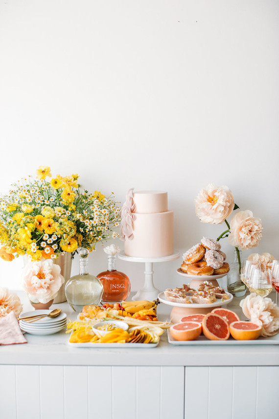 Modern brunch bridal shower Inspiration