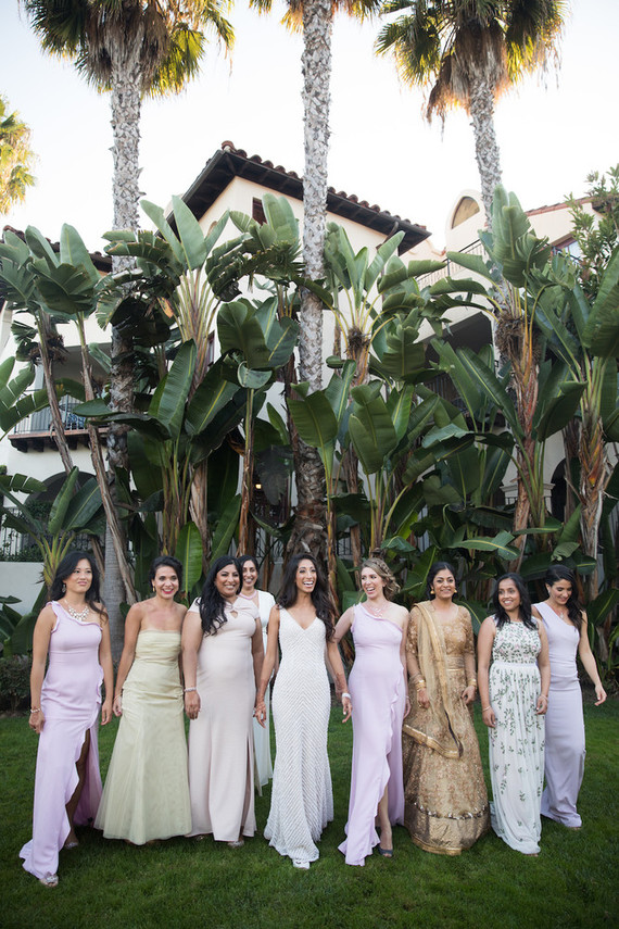 Colorful luxe Indian wedding at Bacara in Santa Barbara