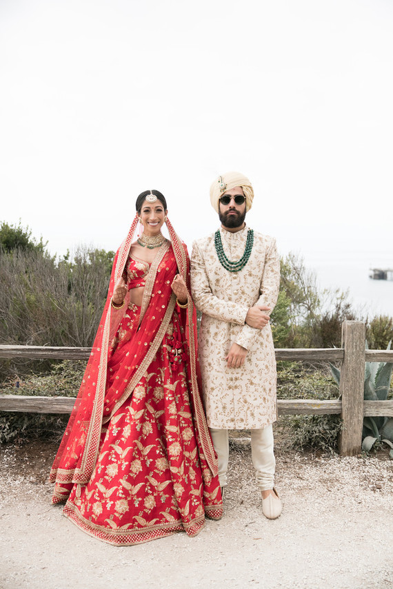 Colorful luxe Indian wedding at Bacara in Santa Barbara