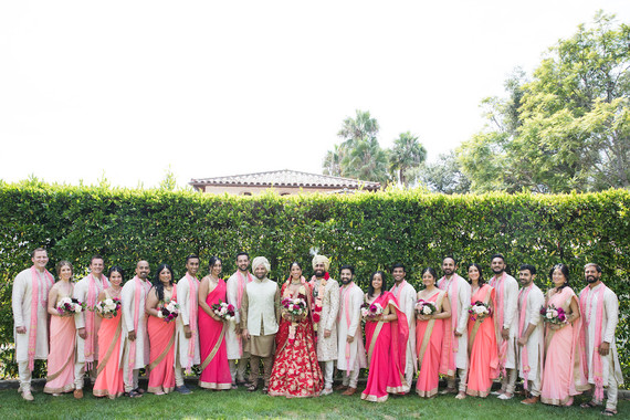 Colorful luxe Indian wedding at Bacara in Santa Barbara