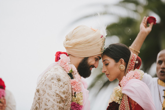 Colorful luxe Indian wedding at Bacara in Santa Barbara