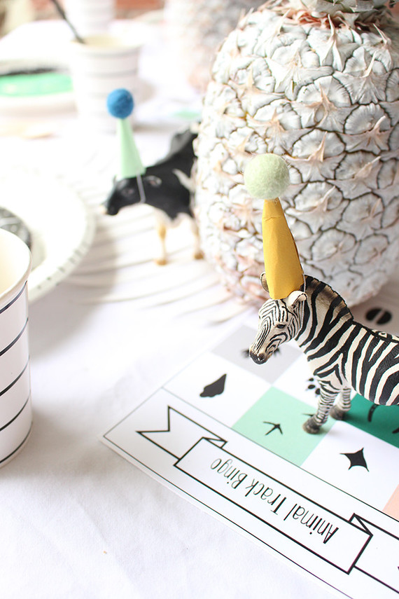 Modern Party Animal themed 2nd birthday Inspiration