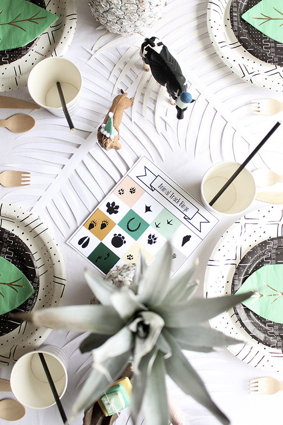 Modern Party Animal themed 2nd birthday Inspiration