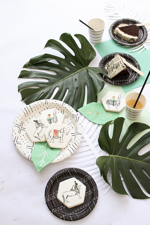 Modern Party Animal themed 2nd birthday Inspiration