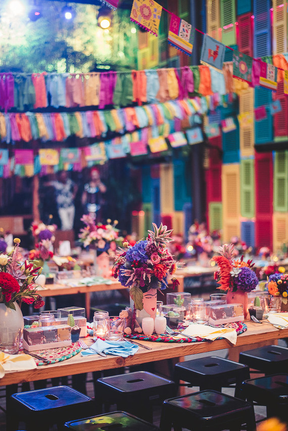 An over-the-top christening party inspired by Frida Kahlo