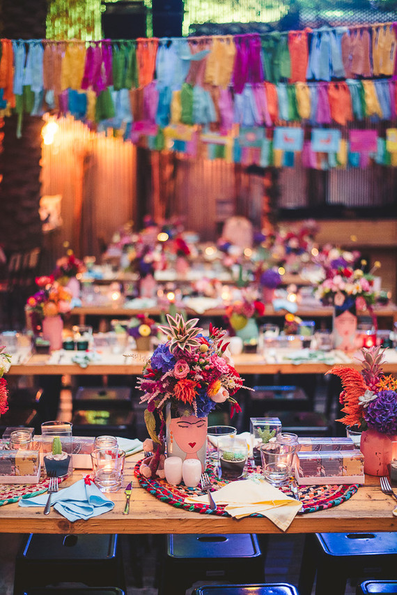An over-the-top christening party inspired by Frida Kahlo