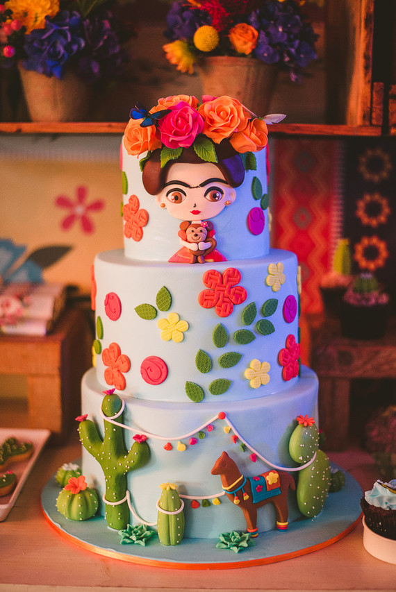 An over-the-top christening party inspired by Frida Kahlo Inspiration