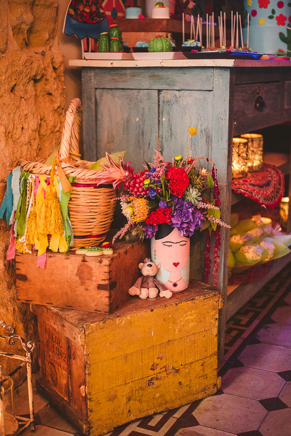 An over-the-top christening party inspired by Frida Kahlo Inspiration