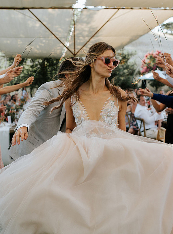 A rustic barn wedding at Red Barn Ranch inspired by berries and summer flowers