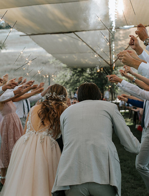 A rustic barn wedding at Red Barn Ranch inspired by berries and summer flowers