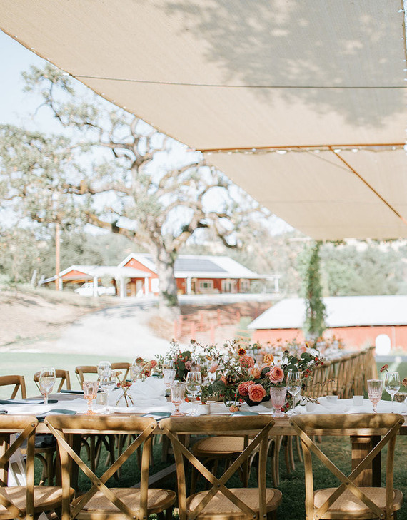 A rustic barn wedding at Red Barn Ranch inspired by berries and summer flowers Inspiration