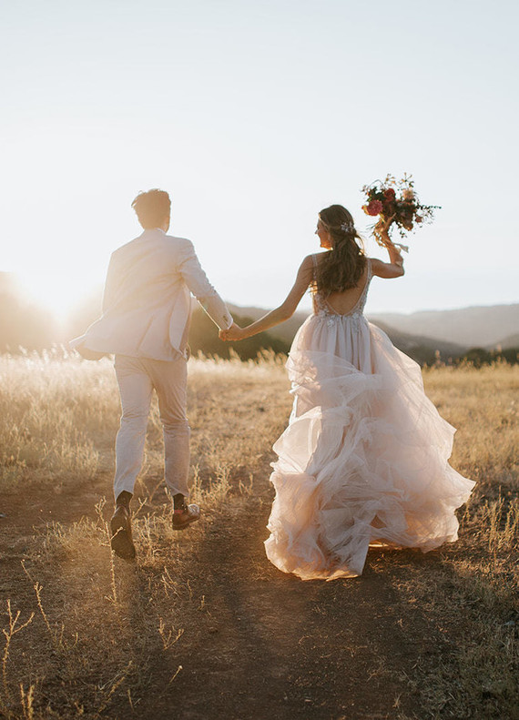A rustic barn wedding at Red Barn Ranch inspired by berries and summer flowers