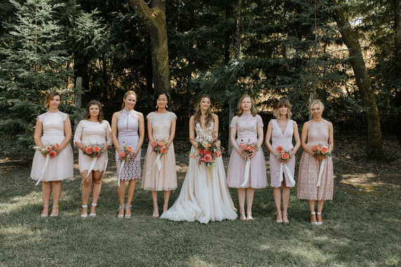 A rustic barn wedding at Red Barn Ranch inspired by berries and summer flowers