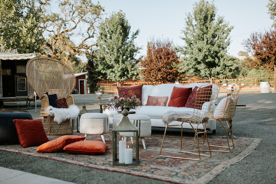 A rustic barn wedding at Red Barn Ranch inspired by berries and summer flowers