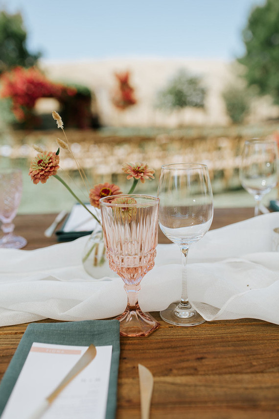 A rustic barn wedding at Red Barn Ranch inspired by berries and summer flowers