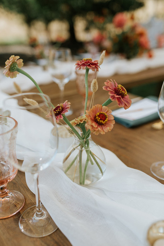 A rustic barn wedding at Red Barn Ranch inspired by berries and summer flowers