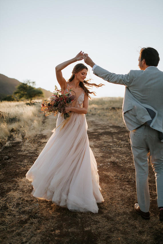 A rustic barn wedding at Red Barn Ranch inspired by berries and summer flowers Inspiration