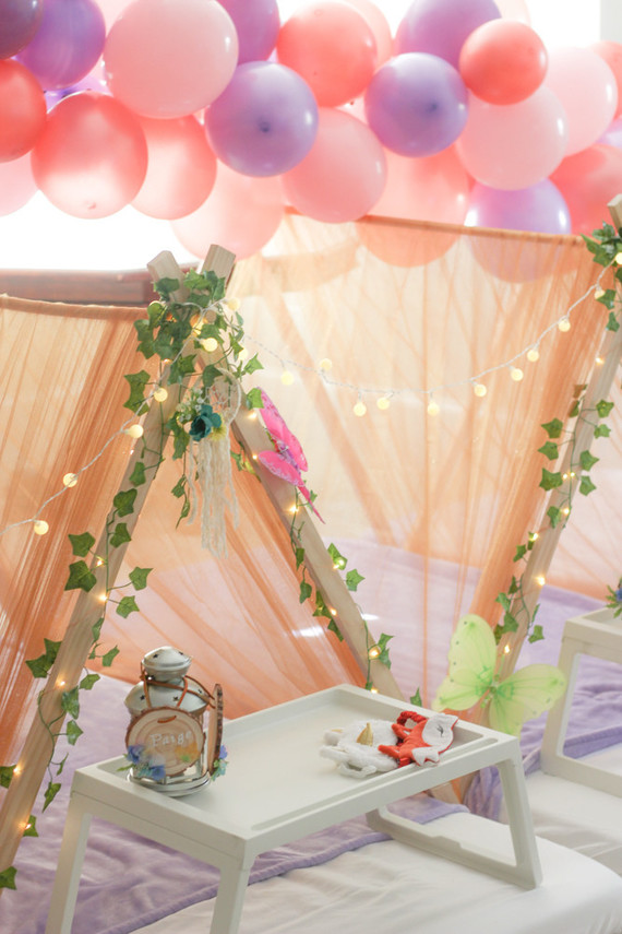 Enchanted sleepover birthday party ideas on 100 layer cakelet