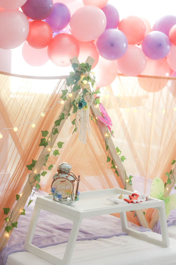 Enchanted sleepover birthday party ideas on 100 layer cakelet