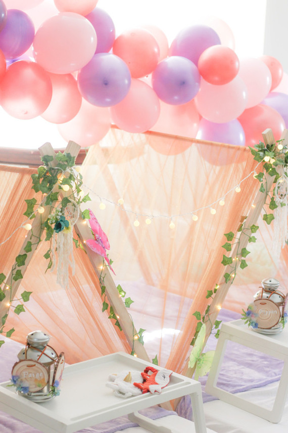 Enchanted sleepover birthday party ideas on 100 layer cakelet