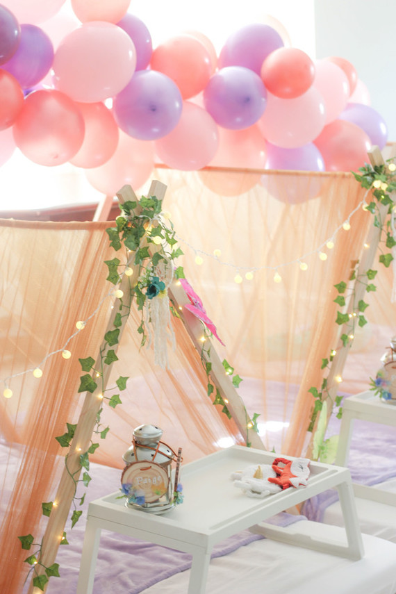 Enchanted sleepover birthday party ideas on 100 layer cakelet