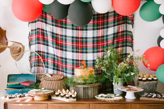 Backyard camp-themed 5th birthday party