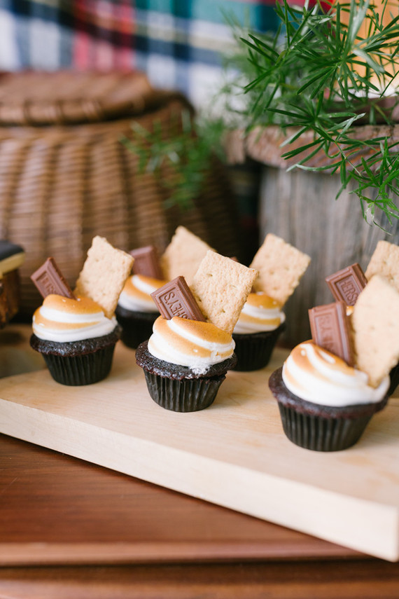 S'mores cupcakes