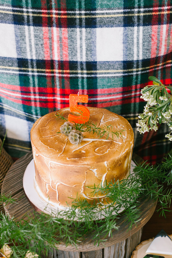 S'mores birthday cake